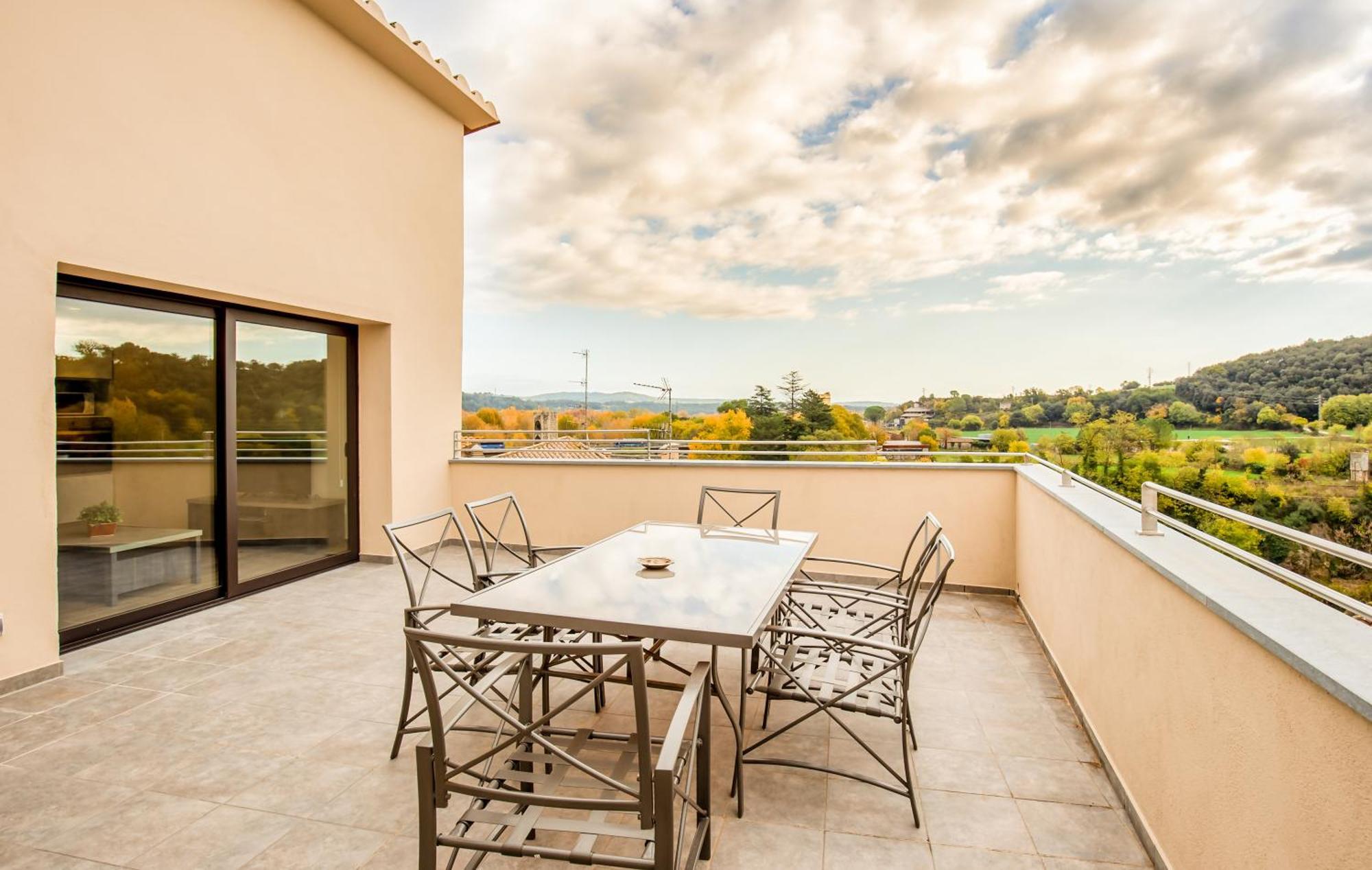 Can Cintet 3 Apartamento Con Terraza En Besalú Kültér fotó