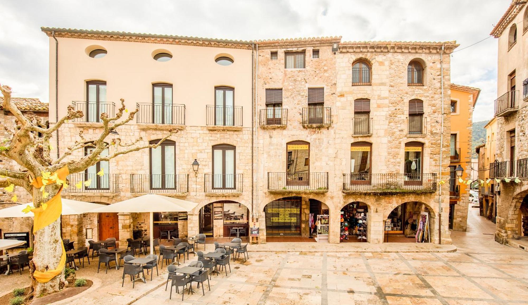 Can Cintet 3 Apartamento Con Terraza En Besalú Kültér fotó